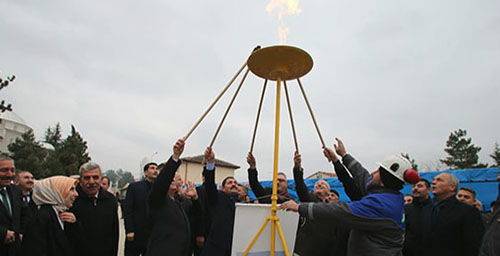 HAMAMÖZÜ DOĞALGAZA KAVUŞTU