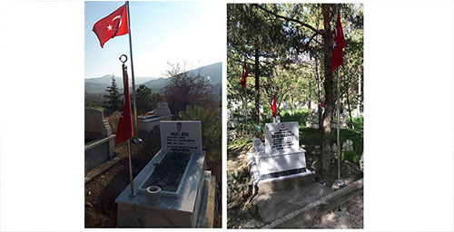 ŞEHİT KABİRLERİ HUZUR VE GÜVEN İÇİNDE