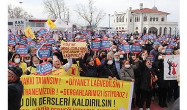 ALEVİ ÖRGÜTLERİNDEN TEPKİ MİTİNGİ