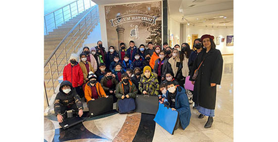 ÖĞRENCİLER SANAT MÜZESİNİ GEZDİ