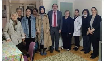 BAYRAK, KANSER DERNEKLERİNİ ZİYARET ETTİ