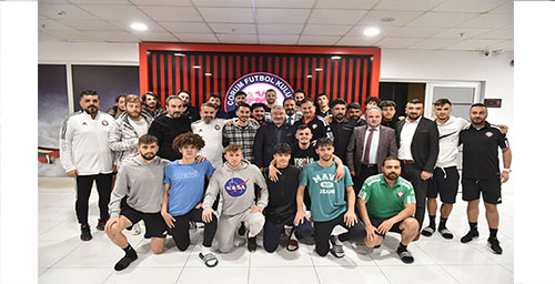 BAŞKAN AŞGIN’DAN ÇORUM FK’YA BÜYÜK DESTEK