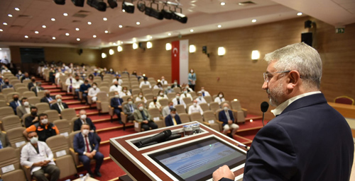 BAŞKAN AŞGIN : SAĞLIK EMEKÇİLERİNE DESTEĞİMİZ SÜRECEK