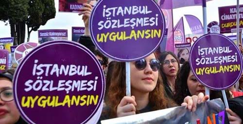 EĞİTİM SEN KADIN SEKRETERİ DOĞANCI : İSTANBUL SÖZLEŞMESİ BİZİM! VAZGEÇMİYORUZ!