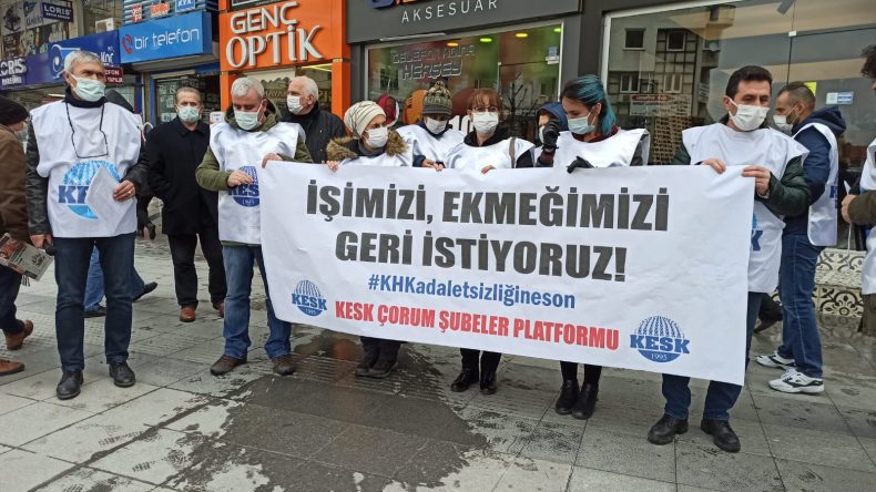 KESK ÇORUM ŞUBELER PLATFORMU : ADI KONMAMIŞ BİR SALTANAT DÖNEMİ BAŞLATILDI