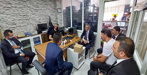MHP’DEN ESNAFA MORAL ZİYARETİ