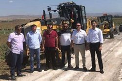 ALEMBEYLİ GRUP KÖY YOLLARI ASFALTLANIYOR