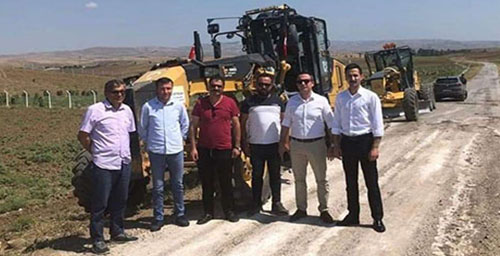 ALEMBEYLİ GRUP KÖY YOLLARI ASFALTLANIYOR