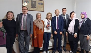 DAİRE BAŞKANI VE ŞUBE MÜDÜRÜ ZİYARETİ