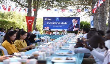 MİSAFİR ÖĞRENCİLERLE BAYRAM KAHVALTISI