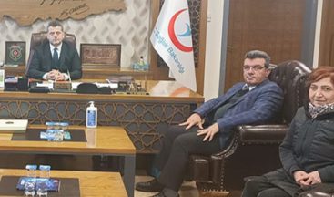 ÇORUMDAKİ DEPREMZEDE HASTALARI ZİYARET ETTİLER