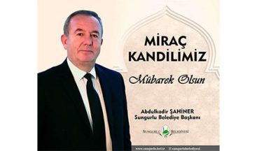 MİRAÇ KANDİLİ KUTLAMA İLANI