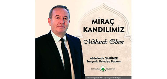 MİRAÇ KANDİLİ KUTLAMA İLANI