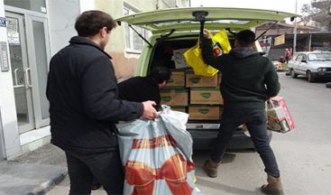 DEPREMZEDE ÇOCUKLARA OYUNCAK GÖNDERİLDİ