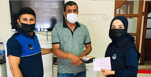 KURBAN PARASINI KAYBETMİŞTİ