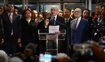 MİLLET İTTİFAKI’NIN ADAYI KILIÇDAROĞLU