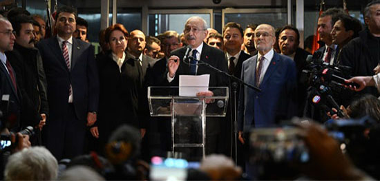 MİLLET İTTİFAKI’NIN ADAYI KILIÇDAROĞLU