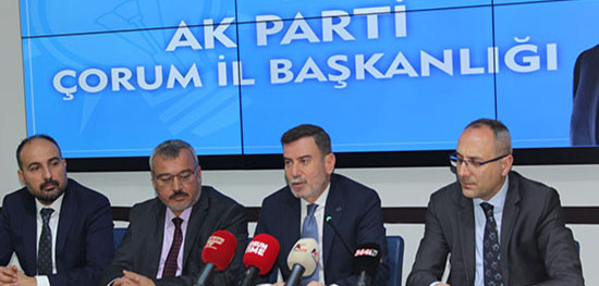 BEKİR HORUZ : ‘ÇORUM’A VEFA BORCUMUZ VAR’