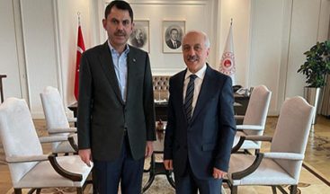 GÜL, BAKAN KURUM’U ZİYARET ETTİ