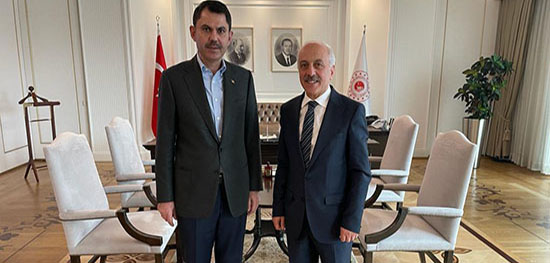 GÜL, BAKAN KURUM’U ZİYARET ETTİ