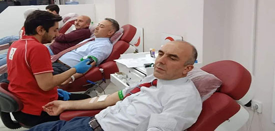 O ÇAĞRIYA KULAK VERİP KAN BAĞIŞLADILAR