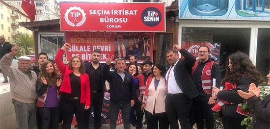 TİP SEÇİM BÜROSU HALAYLARLA AÇILDI