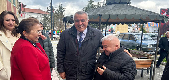 MECİTÖZÜ’NDE KEMAL TEPE’YE DESTEK İSTEDİ