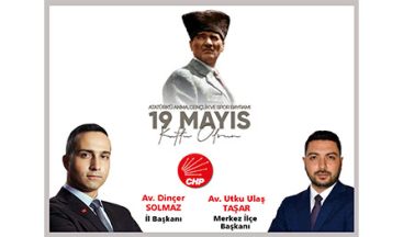 Av.Dinçer Solmaz CHP Çorum İl Başkanı – Av.Utku Ulaş Taşar CHP Çorum Merkez İlçe Başkanı / KUTLAMA
