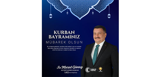 AK PARTİ ÇORUM İL BAŞKANI AV. MURAT GÜNAY