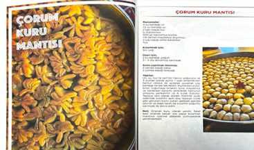 ÇORUM YEMEKLERİ KİTAP HALİNE GETİRİLDİ