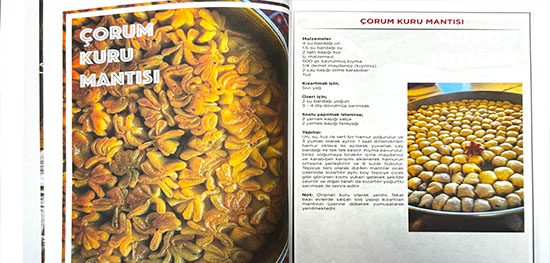 ÇORUM YEMEKLERİ KİTAP HALİNE GETİRİLDİ
