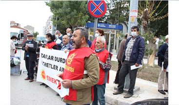 ZAMLAR EMEKÇİLERİN CANINA TAK ETTİ
