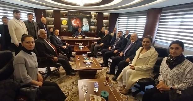 CHP ÇORUM HEYETİ, ÇESOB’TA ESNAFIN SESİNE KULAK VERDİ