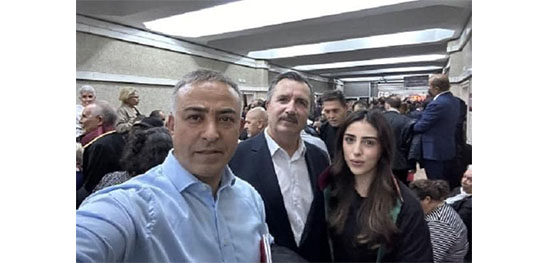 ÇİMEN, AVUKAT KIZI İLE DESTEĞE GİTTİ