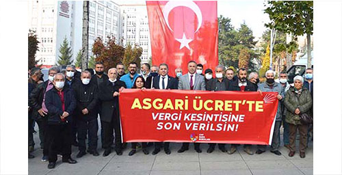 ASGARİ ÜCRETTEKİ VERGİ ZULMÜ KALDIRILSIN