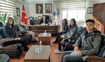 LİSELİLER’DEN BAŞKAN YILDIRIM’A ZİYARET