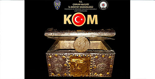 ALTIN KAPLAMA SANDIĞI YURT DIŞINA ÇIKARACAKTI