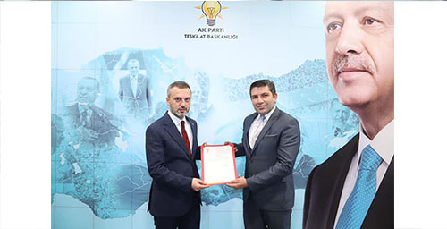 AK PARTİ ORTAKÖY İLÇE BAŞKANI ATANDI