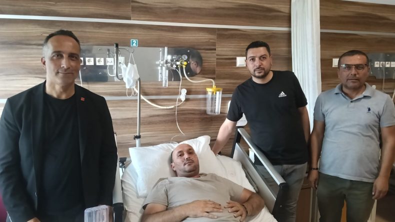 RESUL YİĞİTOĞLU’NA GEÇMİŞ OLSUN ZİYARETİ