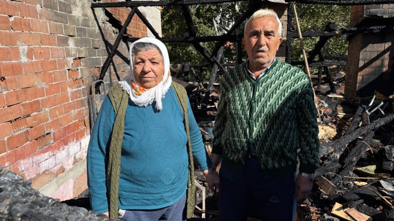 YANGIN SONRASI EVSİZ KALDILAR!