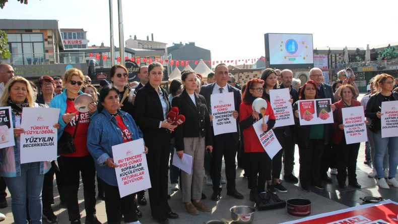 ÇORUM BOŞ TENCERE SESLERİYLE İNLEDİ