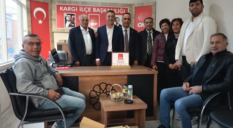 CHP KARGI YÖNETİMİNE KUTLAMA ZİYARETİ