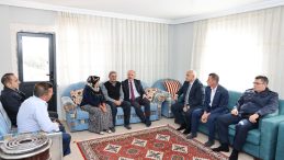 HACIHALİL’DE YANGINZEDELER YENİ EVLERİNE KAVUŞTU