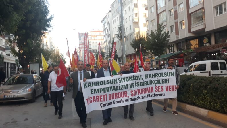 FİLİSTİN’E DESTEK YÜRÜYÜŞÜ