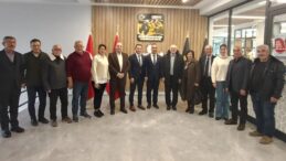 CHP’DEN YILMAZ KAYA VE YÖNETİMİNE NEZAKET ZİYARETİ