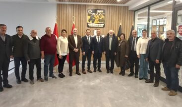 CHP’DEN YILMAZ KAYA VE YÖNETİMİNE NEZAKET ZİYARETİ