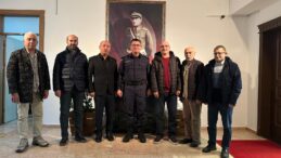 ÇORUM GAZETECİLER CEMİYETİ’NDEN JANDARMA KOMUTANI AYVAZ’A ZİYARET