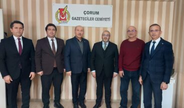 MİLLİ EĞİTİM MÜDÜRÜ ÇAĞLAR’DAN GAZETECİLER CEMİYETİNE ZİYARET