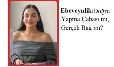 Umut Haber Yazarı Psikolog Ezgi Kalıç yazdı..EBEVEYNLİK : DOĞRU YAPMA ÇABASI MI?