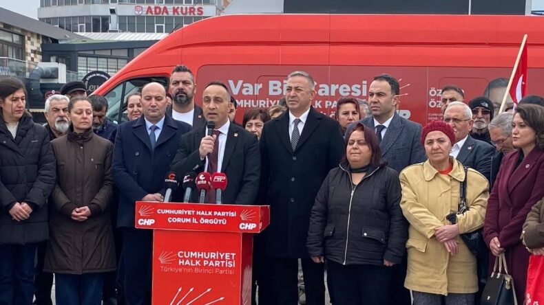 SOLMAZ, İMAMOĞLU’NUN ÇORUMLULARA MEKTUBUNU OKUDU